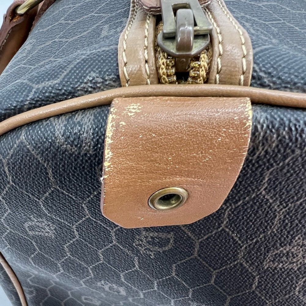 Christian Dior Vintage Honeycomb Boston Travel Bag - Picture 5 of 8